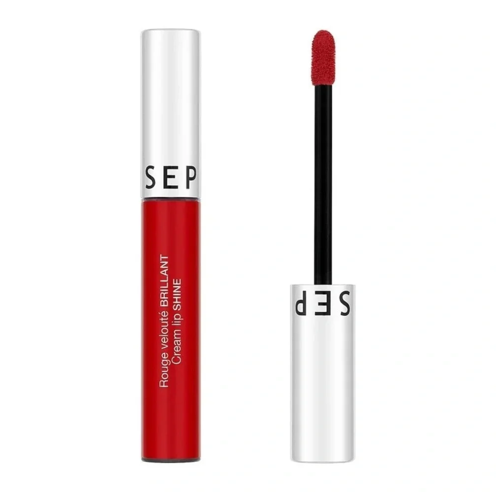 SEPHORA COLLECTION Cream Lip Shine Liquid Lipstick 08 Red Potion Glossy Red NEW